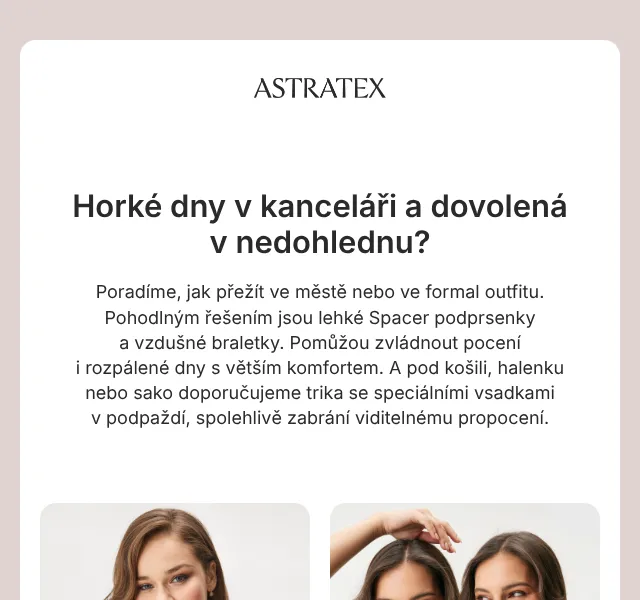 Astratex.cz: plavky a spodní prádlo -30 % – květen 2026