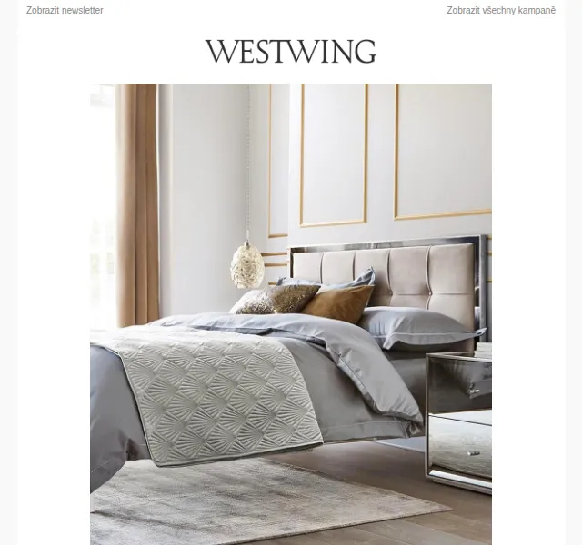 Westwing: American Dream Bedroom – červen 2026 | Nuslet.cz
