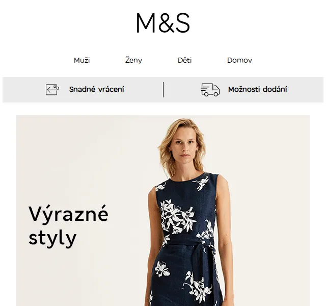 Marks and Spencer: Dámské šaty a prádlo – červen 2026 | Nuslet.cz