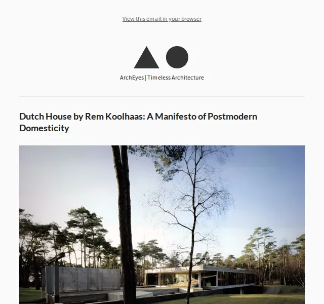ArchEyes: Newsletter s architektonickými skvosty – červenec 2026 | Nuslet.cz