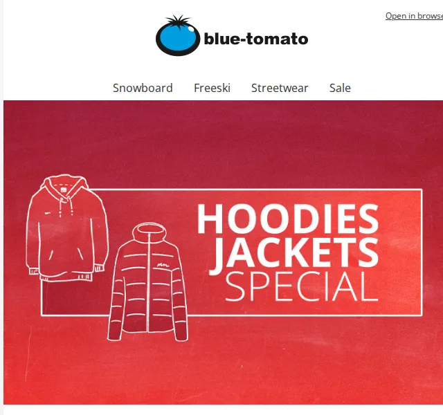 BLUE TOMATO: Black Week slevy 30-50 % na bundy a mikiny – červenec 2026 | Nuslet.cz