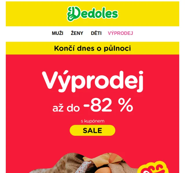 Dedoles: Slevy až -82 % na veselé ponožky – červenec 2026 | Nuslet.cz