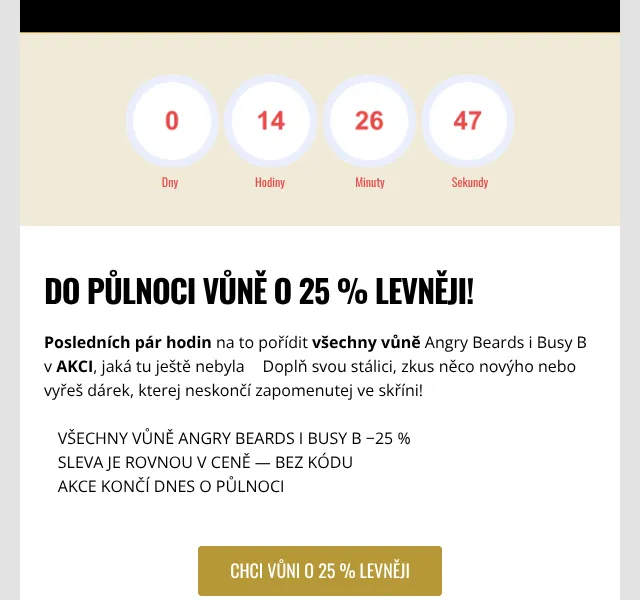 Angrybeards: Všechny vůně −25 % | Srpen 2026