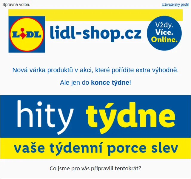 Lidl: Pondělní hity – slevy až 71 % – červenec 2026 | Nuslet.cz