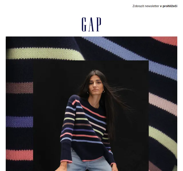 GAPstore.cz: Sleva 20 % na výběr oblečení – červenec 2026 | Nuslet.cz