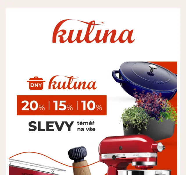KULINA.cz: Dny Kulina – slevy 20 % na kurzy vaření – červen 2026 | Nuslet.cz