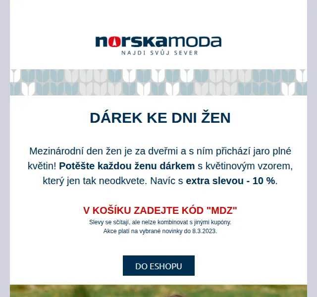 Norskamoda: Sleva až 30 % na Kari Traa k MDŽ – březen 2026 | Nuslet.cz