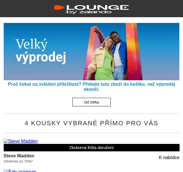 Lounge by Zalando: Steve Madden, Joseph Joseph a Marco Tozzi – červen 2026 | Nuslet.cz