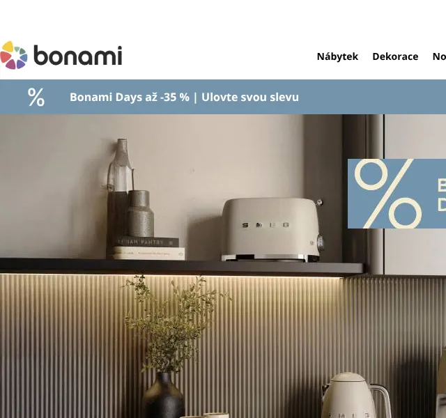 Bonami.cz: SMEG -35 % – Bonami Days – září 2026