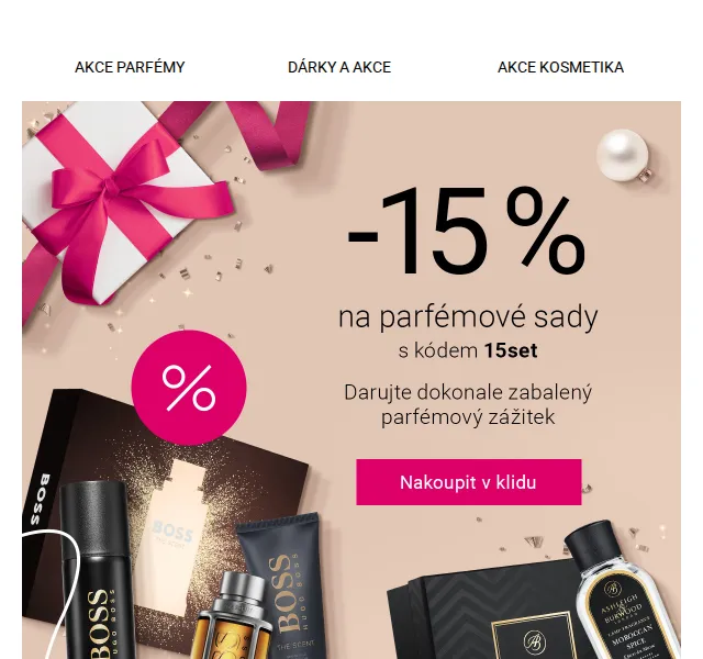 Notino: -15 % na vánoční parfémové sady – červenec 2026 | Nuslet.cz
