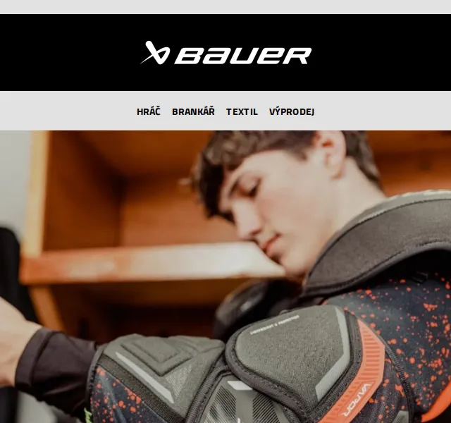 Bauer Hockey Česko: Sleva 20 % na výstroj – červenec 2026 | Nuslet.cz
