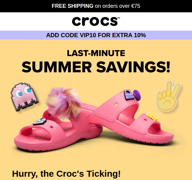 Crocs: Mimořádný výprodej až 50% + extra 10% s kódem – červenec 2026 | Nuslet.cz