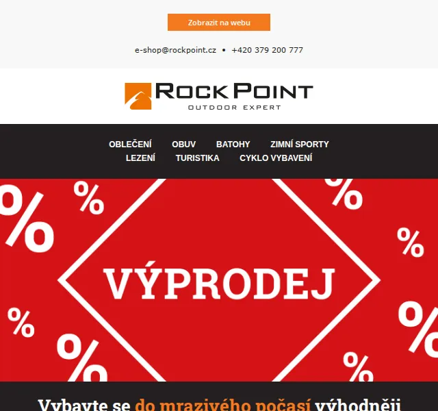 Rock Point: Zimní výprodej se slevou až 48 % – červen 2026 | Nuslet.cz