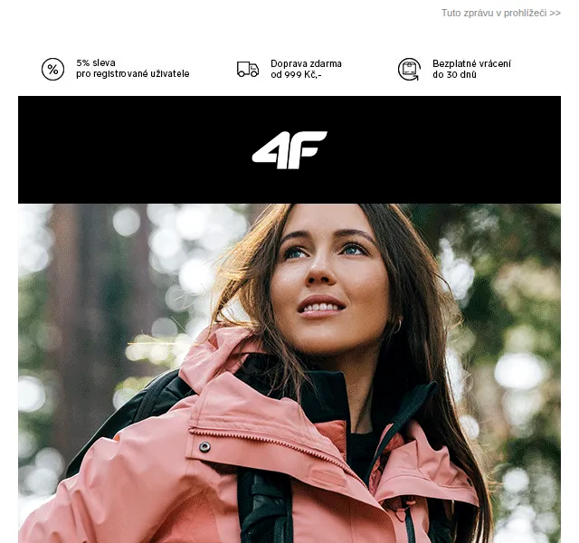 4Fstore: nová outdoorová kolekce na jaro 2026 – červen 2026 | Nuslet.cz