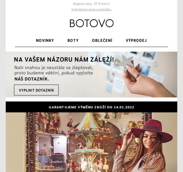 Botovo: Magické slevy -25 % na nové outfity – červen 2026 | Nuslet.cz