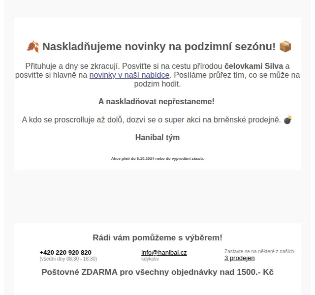 Hanibal: Podzimní novinky Silva čelovky – říjen 2026 | Nuslet.cz
