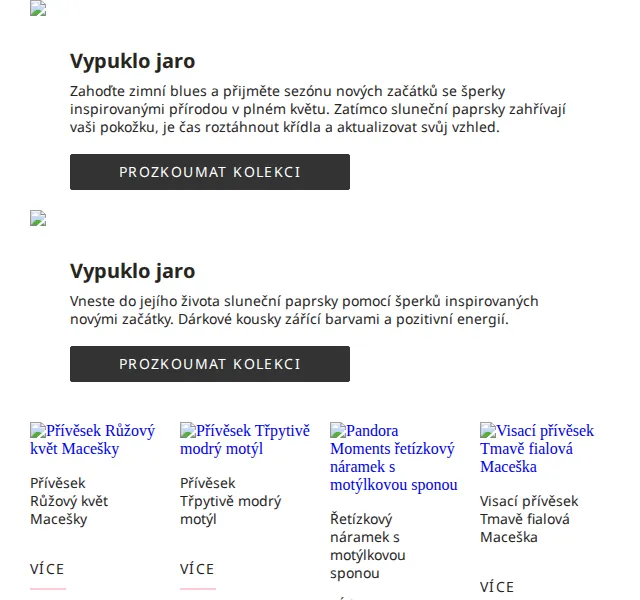 Pandora: Jarní kolekce šperků – červen 2026 | Nuslet.cz