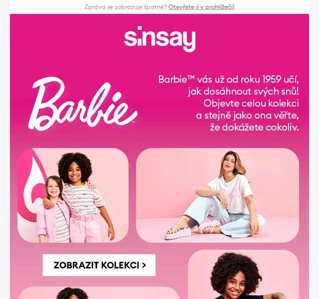 Sinsay: Kolekce Barbie™ a Hot Wheels™ – červenec 2026 | Nuslet.cz