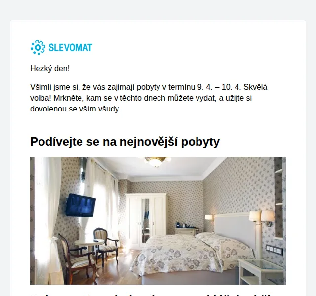 Slevomat: Wellness a pobyty od 1 790 Kč – červen 2026 | Nuslet.cz