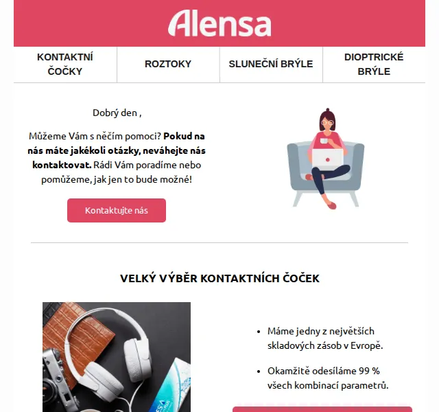 Alensa: Široký výběr kontaktních čoček a brýlí – červen 2026 | Nuslet.cz