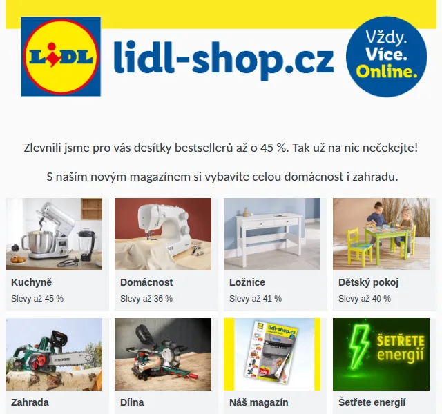 Lidl: Slevy až 45 % s únorovým magazínem – únor 2023 | Nuslet.cz