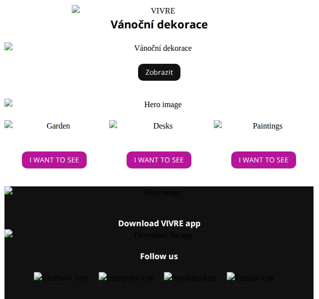 Vivre: Vánoční dekorace – červen 2026 | Nuslet.cz