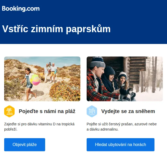 Booking.com: Sleva 15 % na pobyty v lednu – červen 2026 | Nuslet.cz
