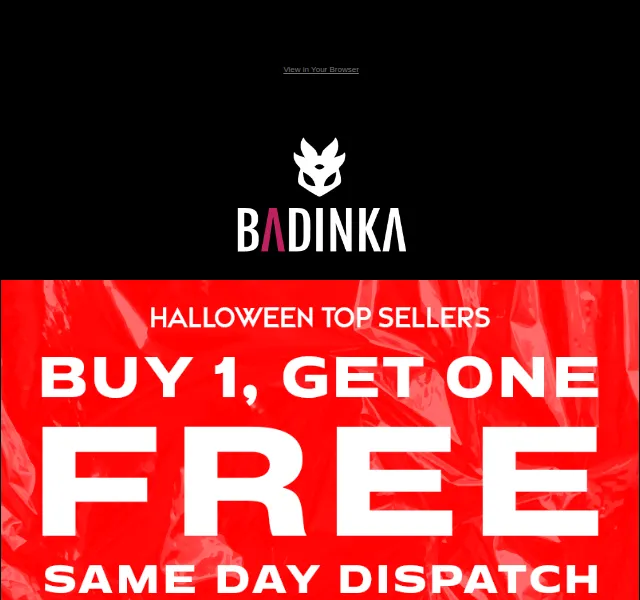 Badinka: BOGO100 & Halloween kostýmy – červenec 2026 | Nuslet.cz