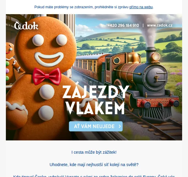 Čedok: Vlakem po Evropě od 4 790 Kč – červenec 2026 | Nuslet.cz