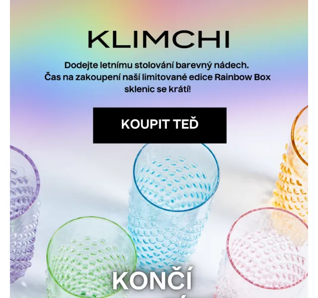 KLIMCHI: Duhový box s 15% slevou – červenec 2026 | Nuslet.cz