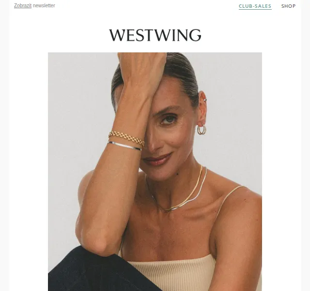 Westwing: ANIA KRUK šperky a limitovaná nabídka – červenec 2026 | Nuslet.cz
