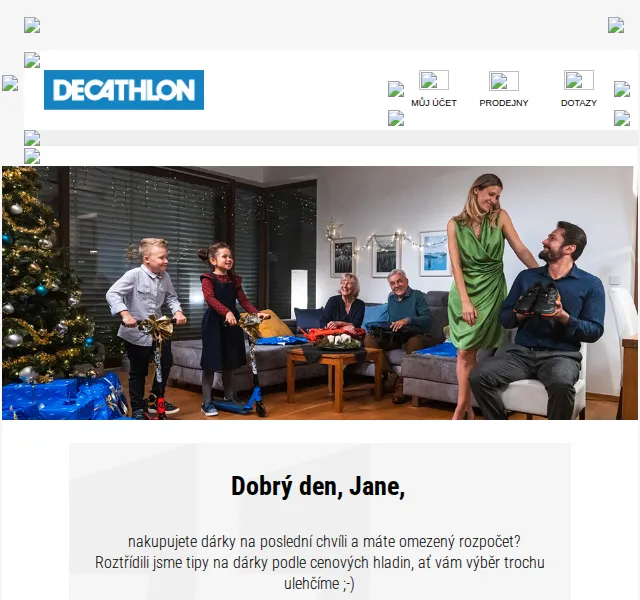 Decathlon: Dárky podle rozpočtu – červen 2026 | Nuslet.cz