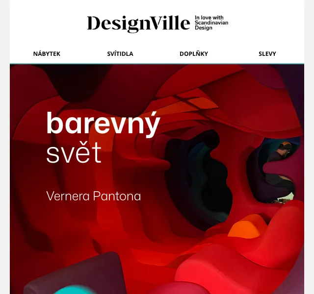 DesignVille: Verner Panton – sleva 5 % | Červenec 2026