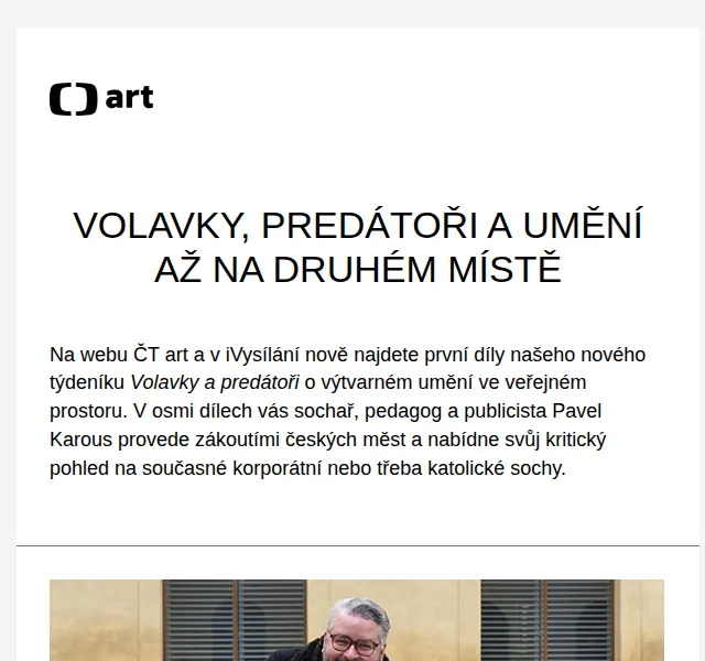 Web ČT art: Nový týdeník Volavky a predátoři – červen 2026 | Nuslet.cz