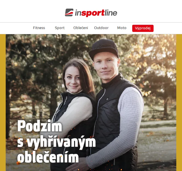 inSPORTline: Vyhřívané vesty, rukavice, bederáky – červen 2026 | Nuslet.cz