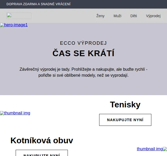 ECCO: Výprodej se slevou až 50 % – červen 2026 | Nuslet.cz