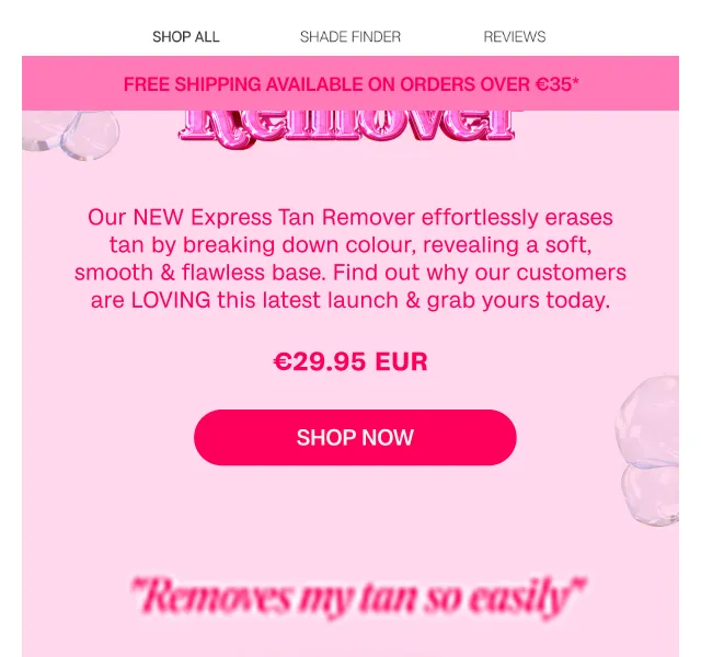 Bali Body: Express Tan Remover – červenec 2026 | Nuslet.cz