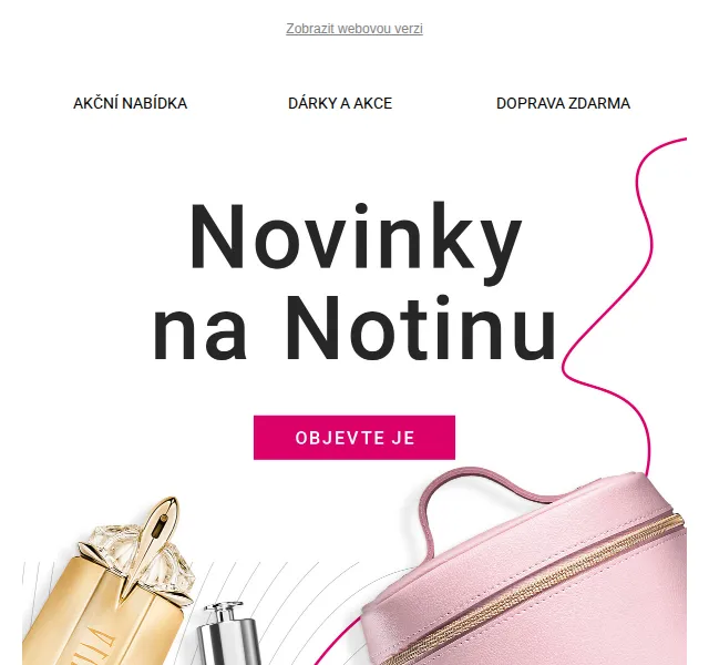 Notino: Dárky k nákupu značek Payot, 3INA, Marc Jacobs – červen 2026 | Nuslet.cz