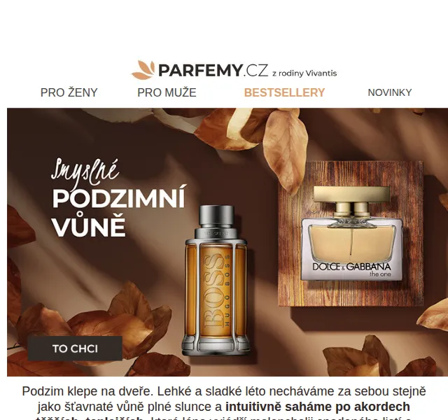 Parfemy.cz: Smyslné podzimní vůně – červenec 2026 | Nuslet.cz