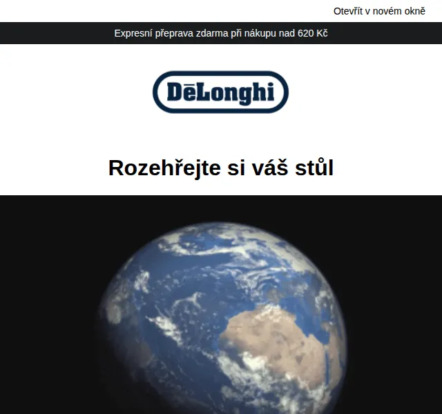 De'Longhi: Capsule Desk Loop z 50 % recyklovaného plastu – červen 2026 | Nuslet.cz