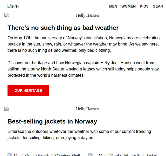 Helly Hansen: Oslava Norského dne – červenec 2026 | Nuslet.cz