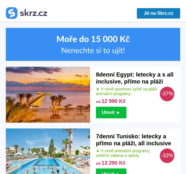 Vánoce na Skrz: zájezdy do 15 000 Kč – červenec 2026 | Nuslet.cz