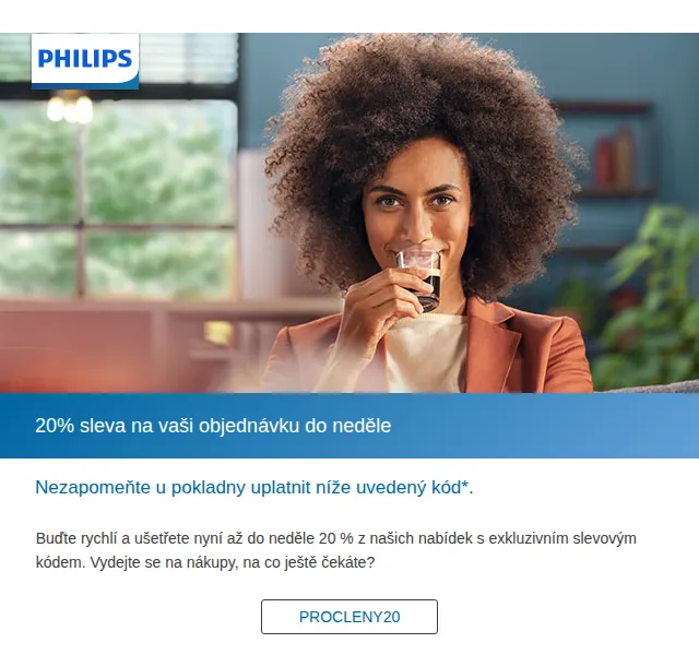 Philips: 20% sleva na vybrané produkty – červenec 2026 | Nuslet.cz