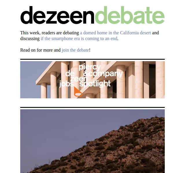 Dezeen Daily: nová kolekce designových novinek – červen 2026 | Nuslet.cz