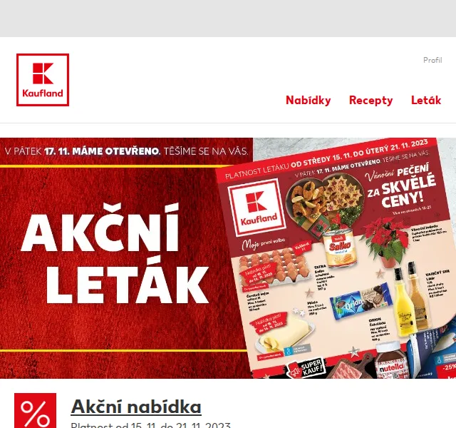 Kaufland: Cukr moučka 1 kg za 24,90 Kč – listopad 2023 | Nuslet.cz