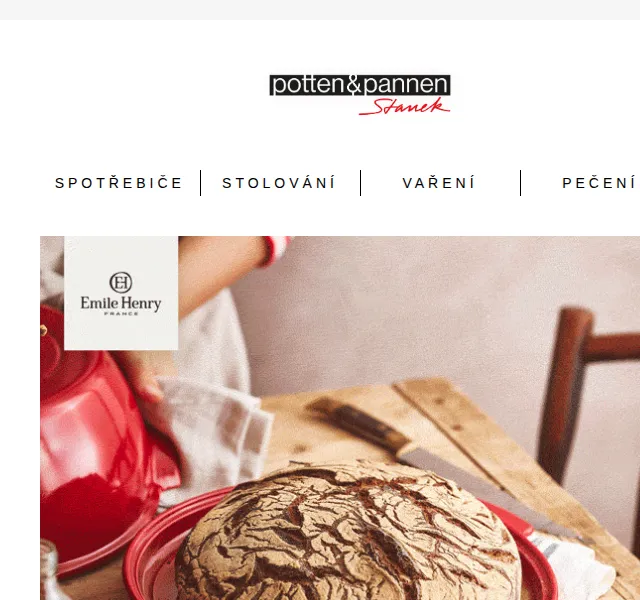 Potten & Pannen: Emile Henry formy na chléb – sleva až 36 % | Nuslet.cz