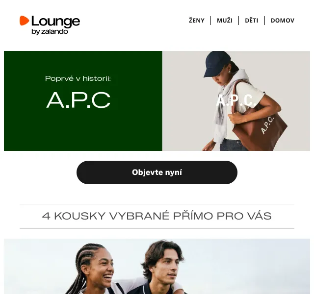 Lounge by Zalando: Nike, Diesel, Levi's až 75 % – září 2026