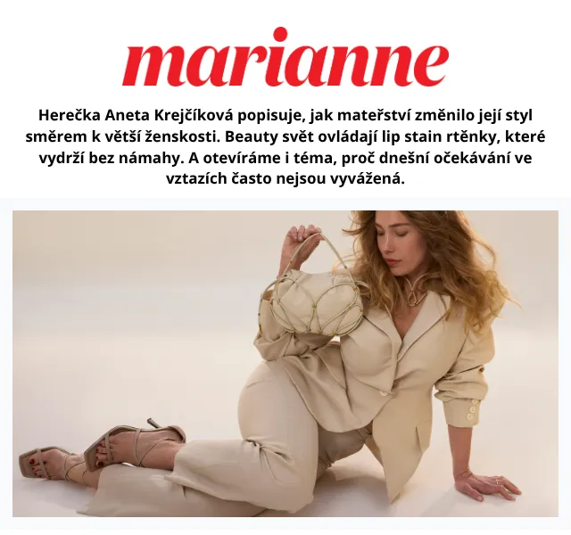 Marianne: Předplatné + náušnice za 899 Kč – červen 2026 | Nuslet.cz