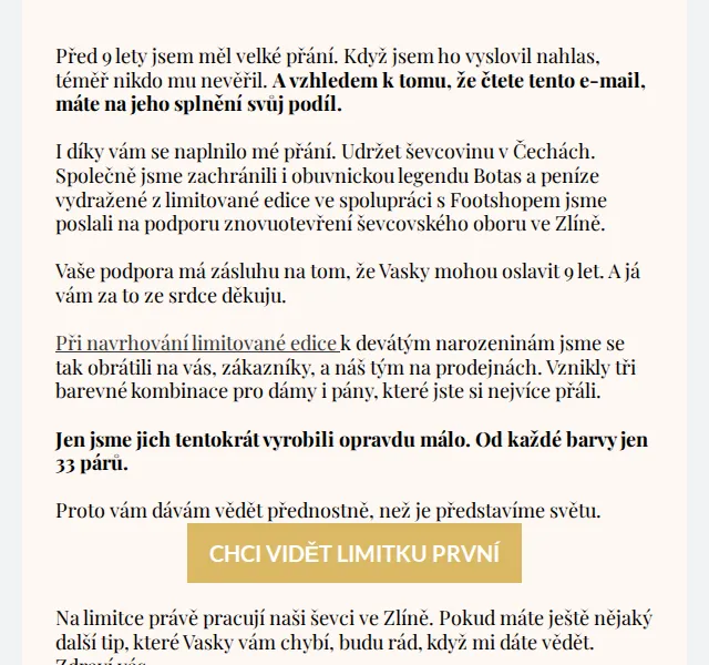 Vasky: Limitovaná edice k 9. narozeninám – červenec 2026 | Nuslet.cz