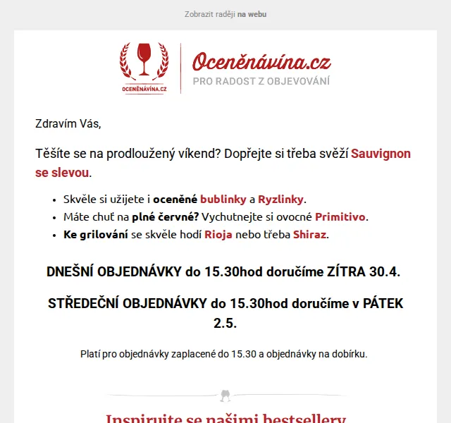 Oceněnávína.cz: Oceněná vína se slevou a doprava zdarma – červen 2026 | Nuslet.cz